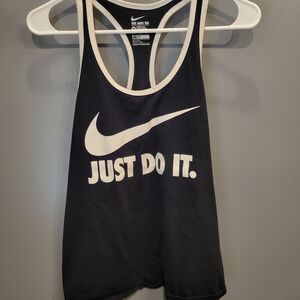 Nike Black 'Just Do It' Tank Top
